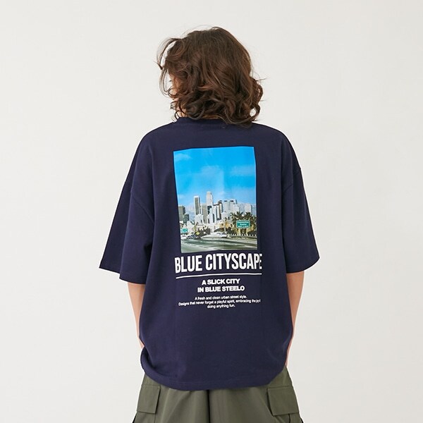 【大人向けサイズあり】【接触冷感】ハイクールコットン・バックフォト半袖Tシャツ