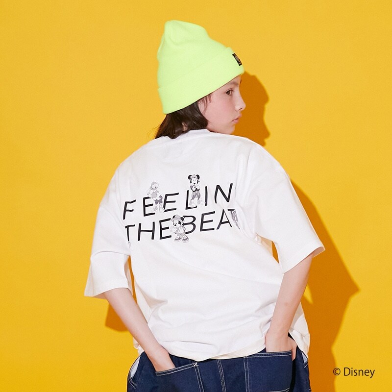 【大人向けサイズあり】【GLSW.】【DISNEY】ミッキーマウス＆フレンズ/バックプリント半袖Tシャツ