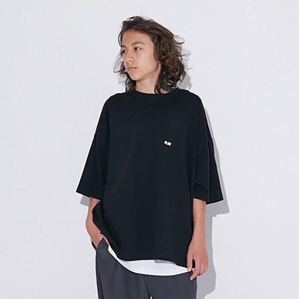 【大人向けサイズあり】【接触冷感】ハイクールコットン・タンクトップつき5部袖Tシャツ