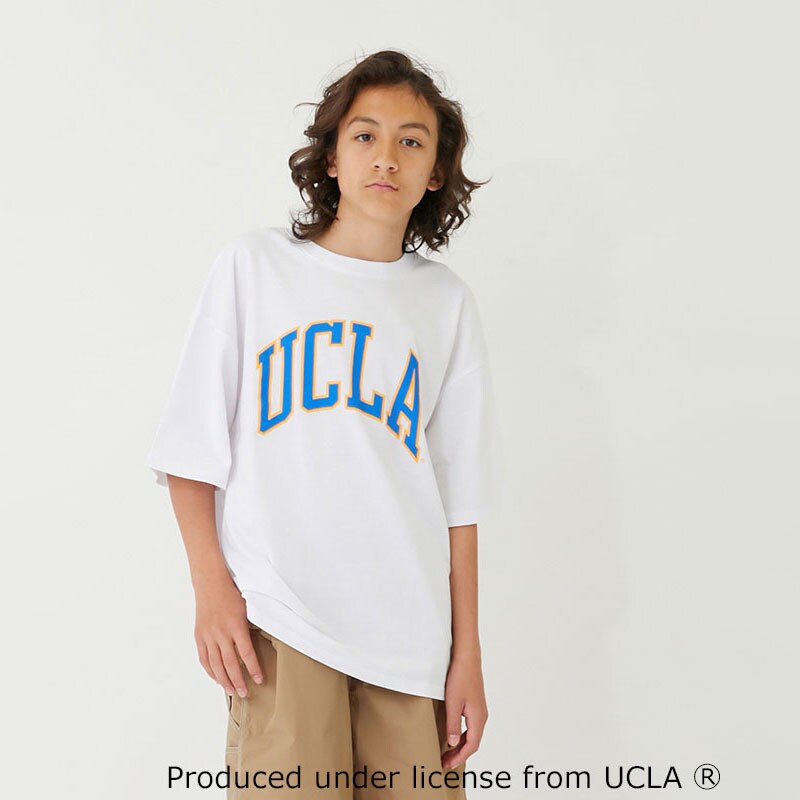 【大人向けサイズあり】【接触冷感】ハイクールコットン・UCLA大学半袖Tシャツ