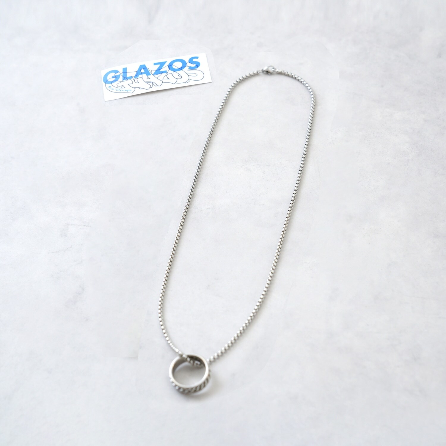 ネックレス付きチェーンリング