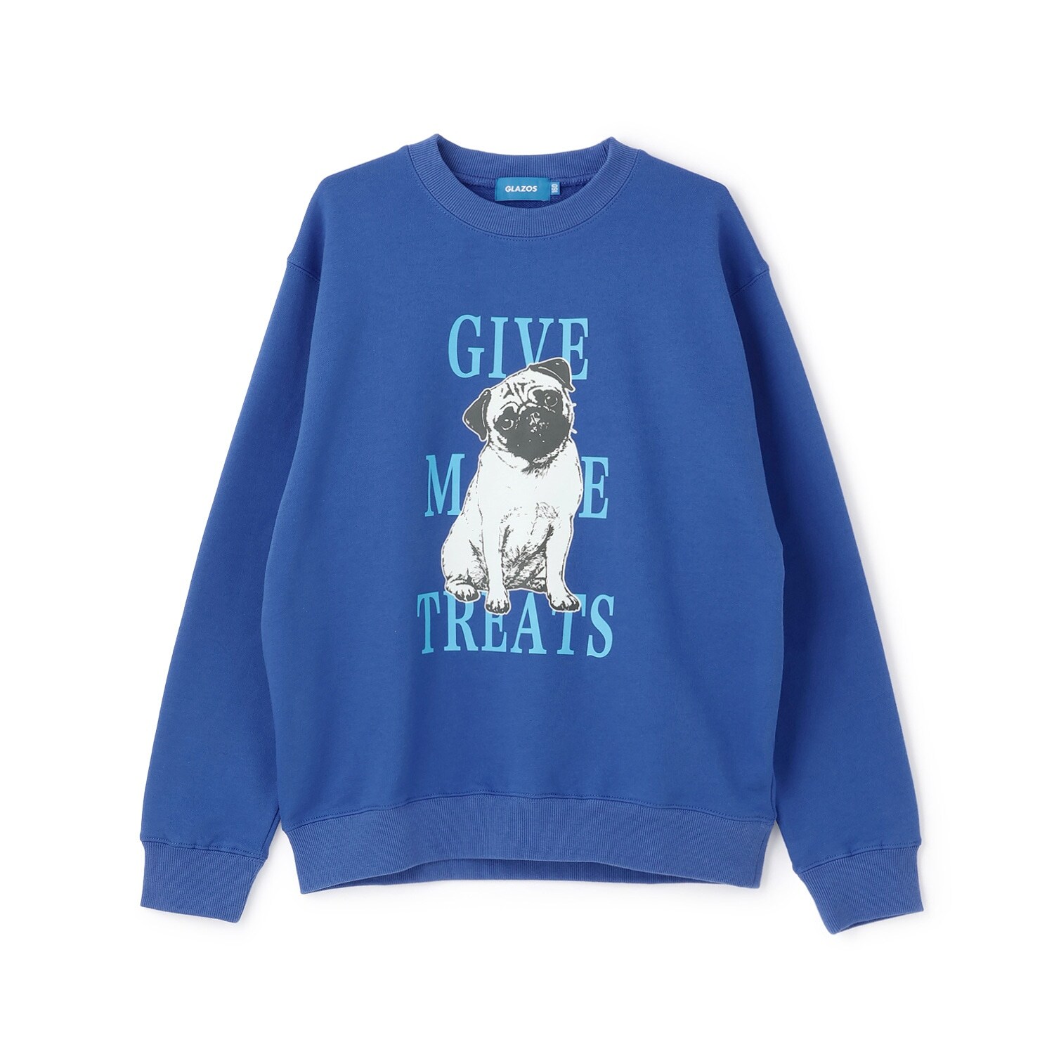 アニマル フロントプリント 裏毛トレーナー