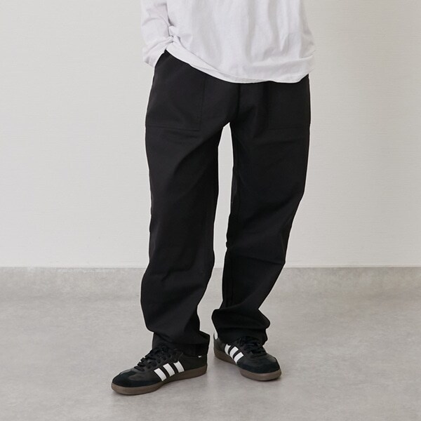 綿ポリストレッチツイル・ベイカーパンツ