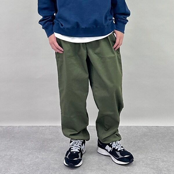 綿ポリストレッチツイル・アクティブパンツ