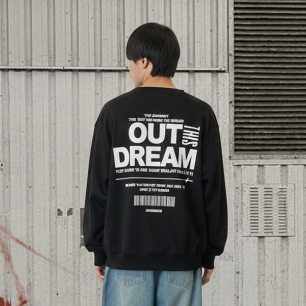 【プチプラ】【乾きやすい】アソートバックプリントトレーナー