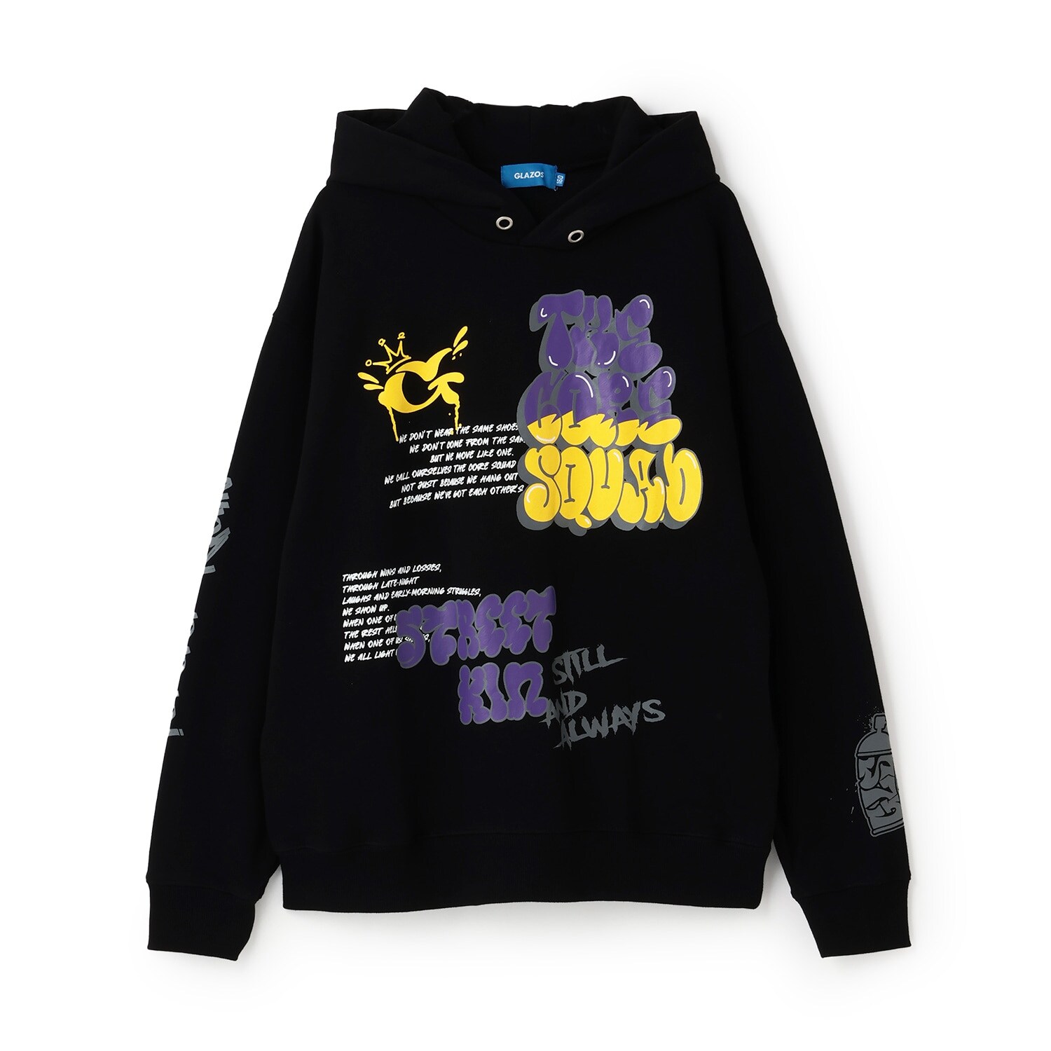 【毛玉になりにくい】ランダムプリントビッグパーカー