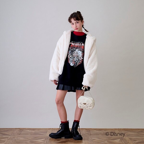 【GLSW.】【DISNEY VILLAINS】裏起毛アソートプリントトレーナー