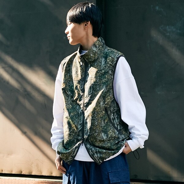 【GLSW.】【撥水】ZIP UPベスト