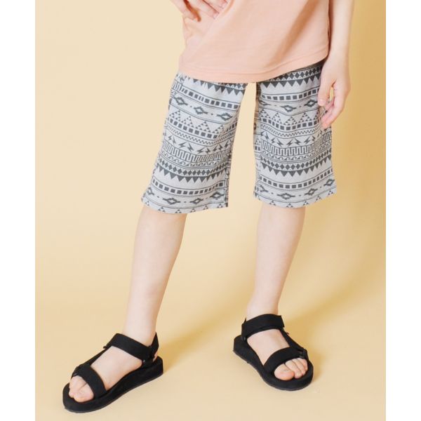柄ハーフパンツ
