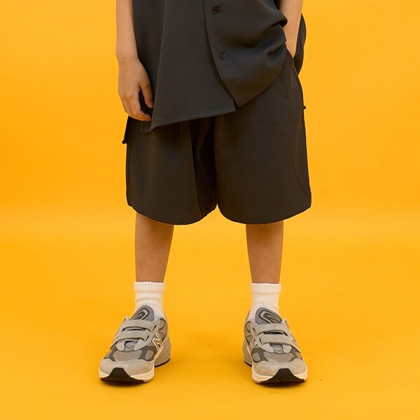 【SKIT0LY】【セットアップ対応】トロトロ・タックハーフパンツ