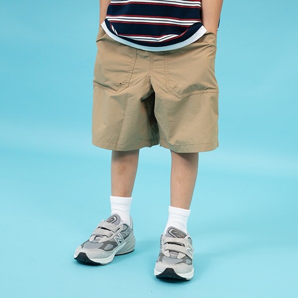 【SKIT0LY】【撥水】ナイロンワッシャーベイカーハーフパンツ