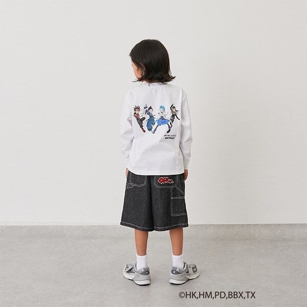 【SKIT0LY】【BEYBLADE X】プリント長袖Tシャツ