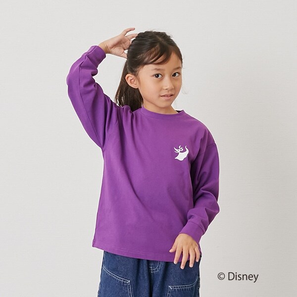 【SKIT0LY】【DISNEY】ナイトメアー・ビフォア・クリスマス/プリント長袖Tシャツ