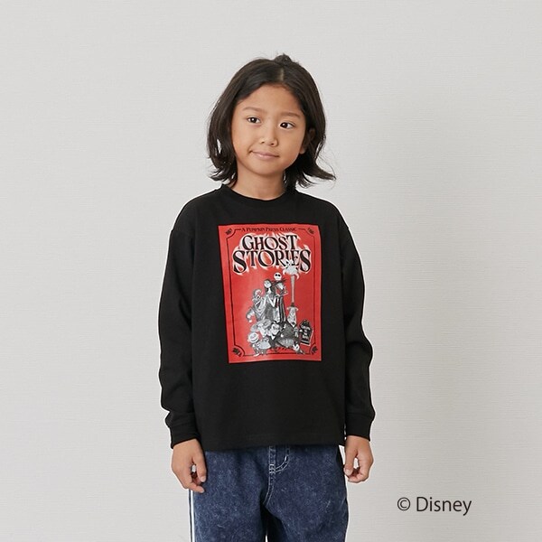 【SKIT0LY】【DISNEY】ナイトメアー・ビフォア・クリスマス/プリント長袖Tシャツ