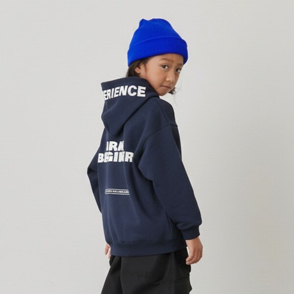 【SKIT0LY】【毛玉になりにくい】フードプリントパーカー