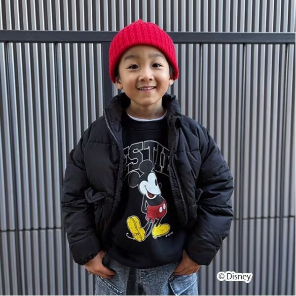 【SKIT0LY】【DISNEY】裏起毛 ・＜ミッキーマウス＆ミニーマウス＞ プリントトレーナー