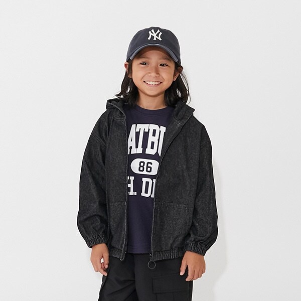 【SKIT0LY】フードデニムジップアップジャケット