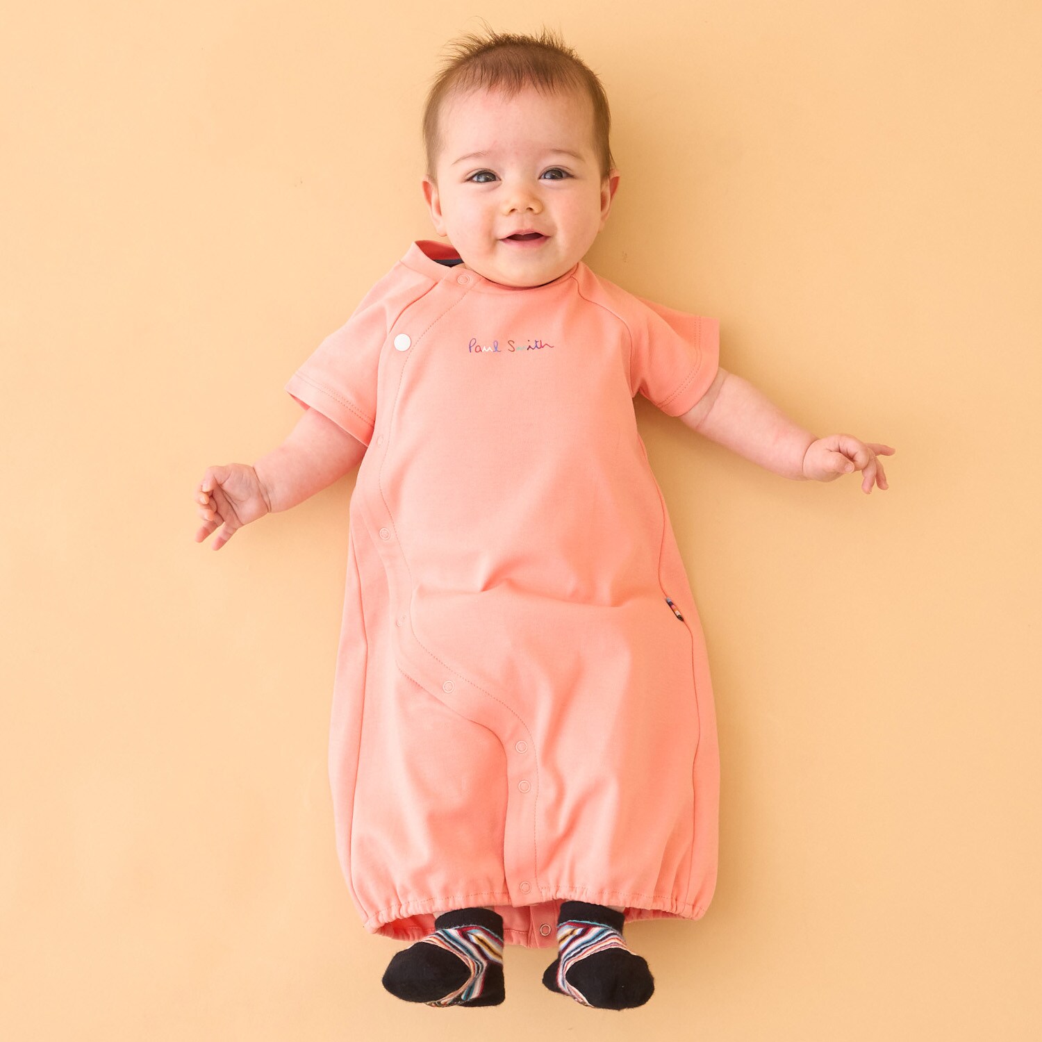 ロゴ半袖2WAYオール