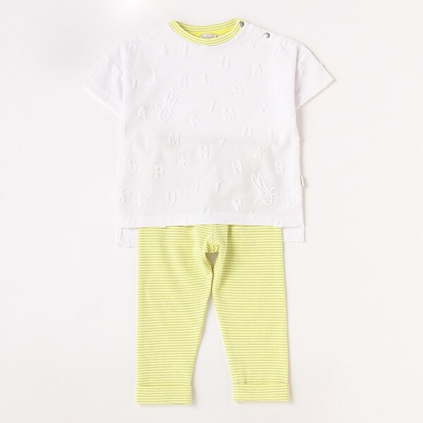 ベビー ロゴパイルジャガードセット