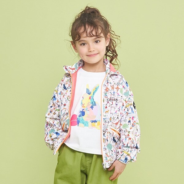 プリントブルゾン