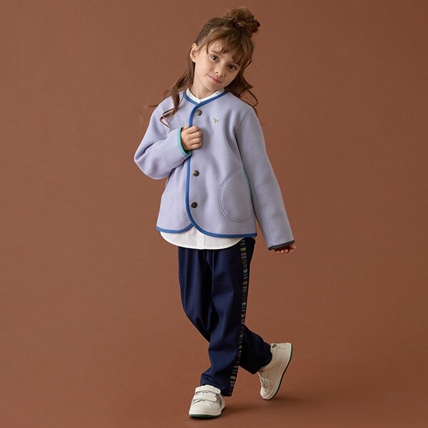 サイド切替タックロングパンツ