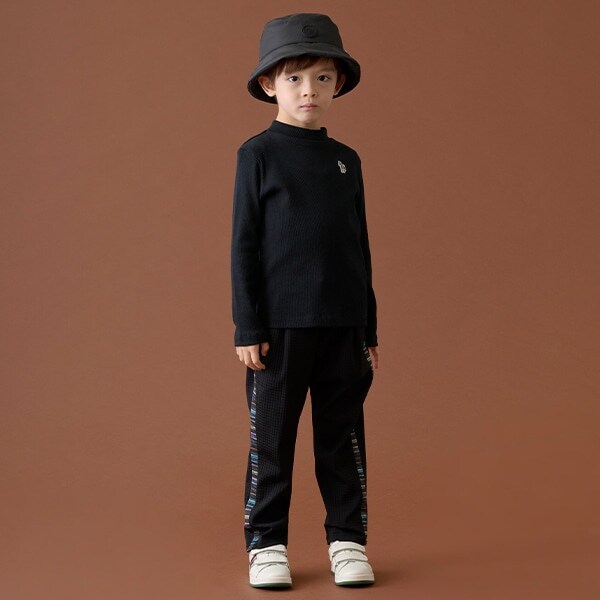 サイド切替タックロングパンツ