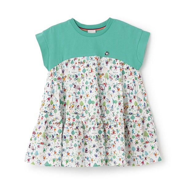 半袖ティアードチュニック