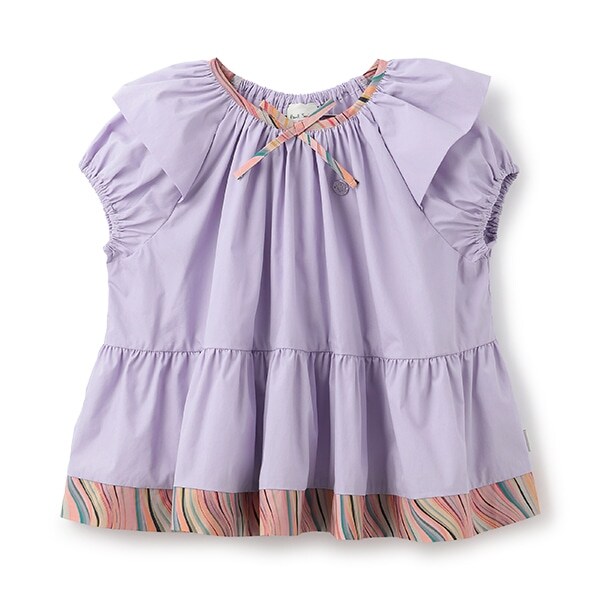 スワールペプラムブラウス