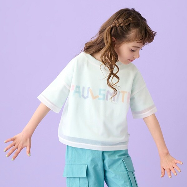 シースルーレイヤードTシャツセット