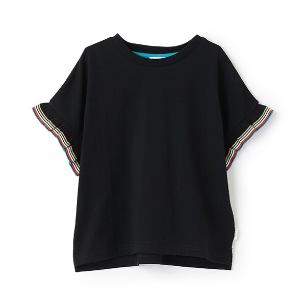 シグネチャーフリルリブ半袖Tシャツ