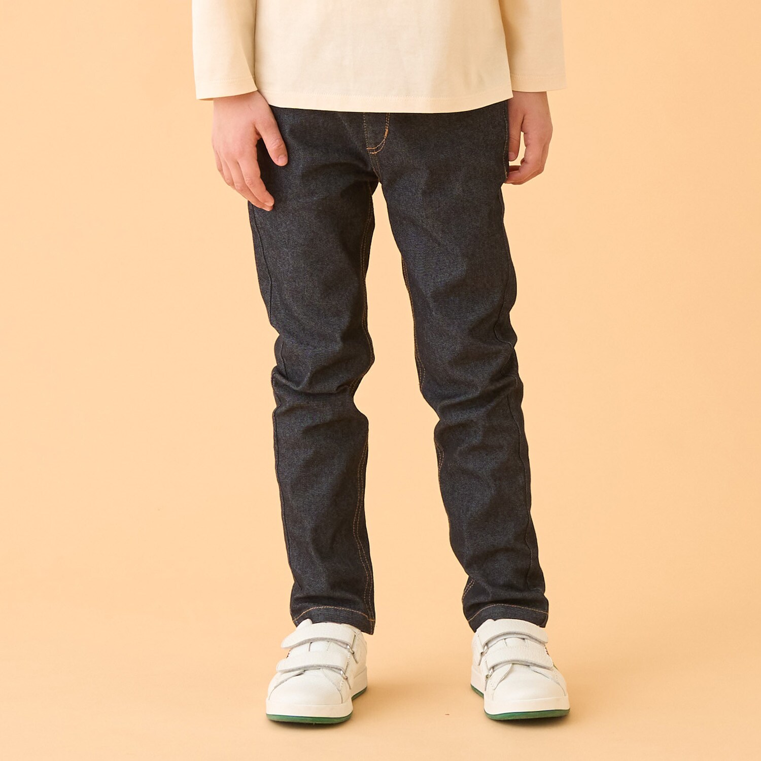 PS HAPPYデニムスキニーロングパンツ