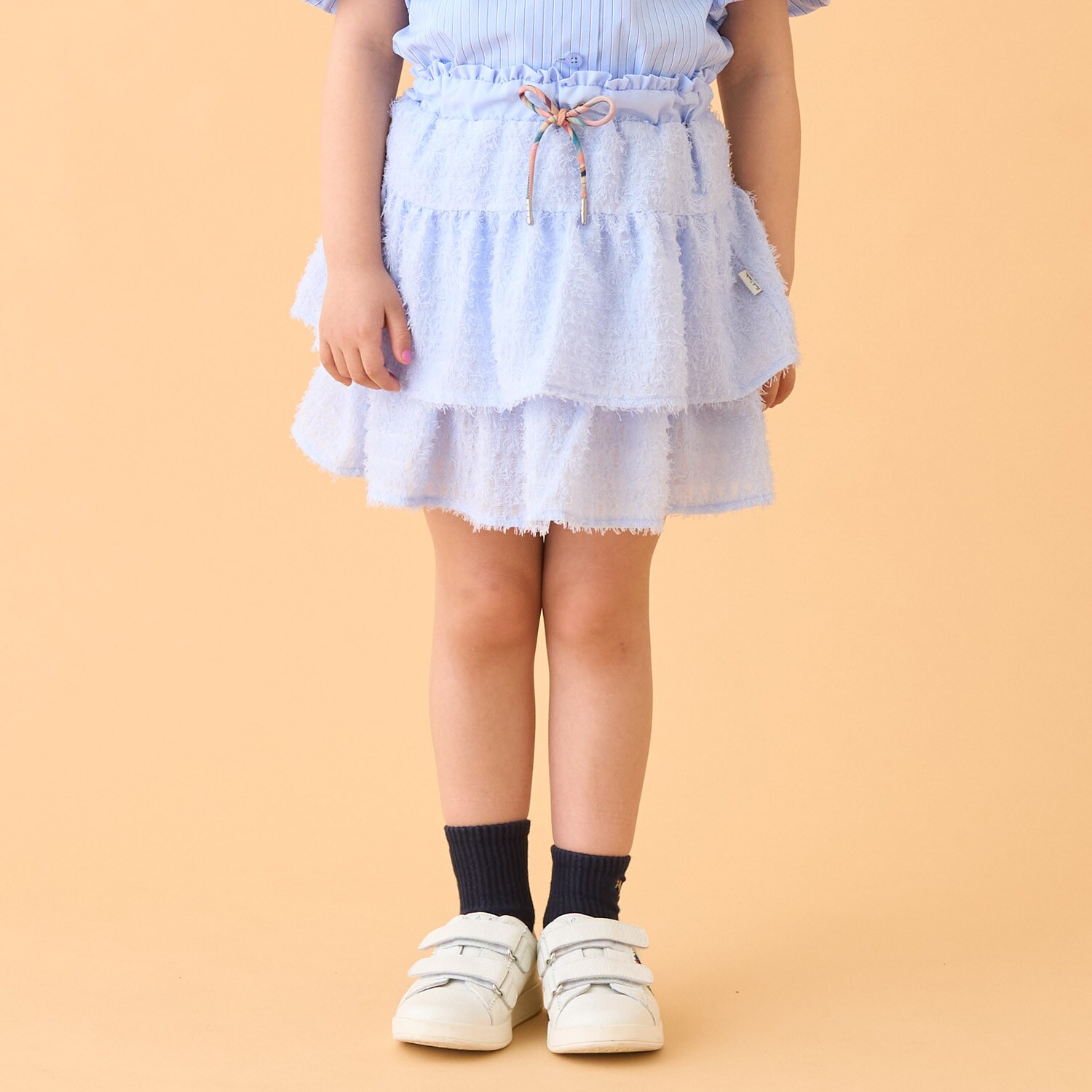 シャギーティアードスカート