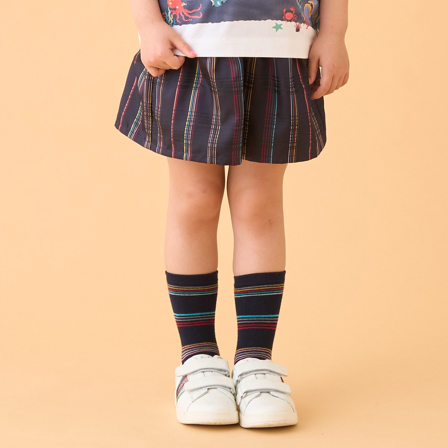 チェックジャカードタフタキュロット