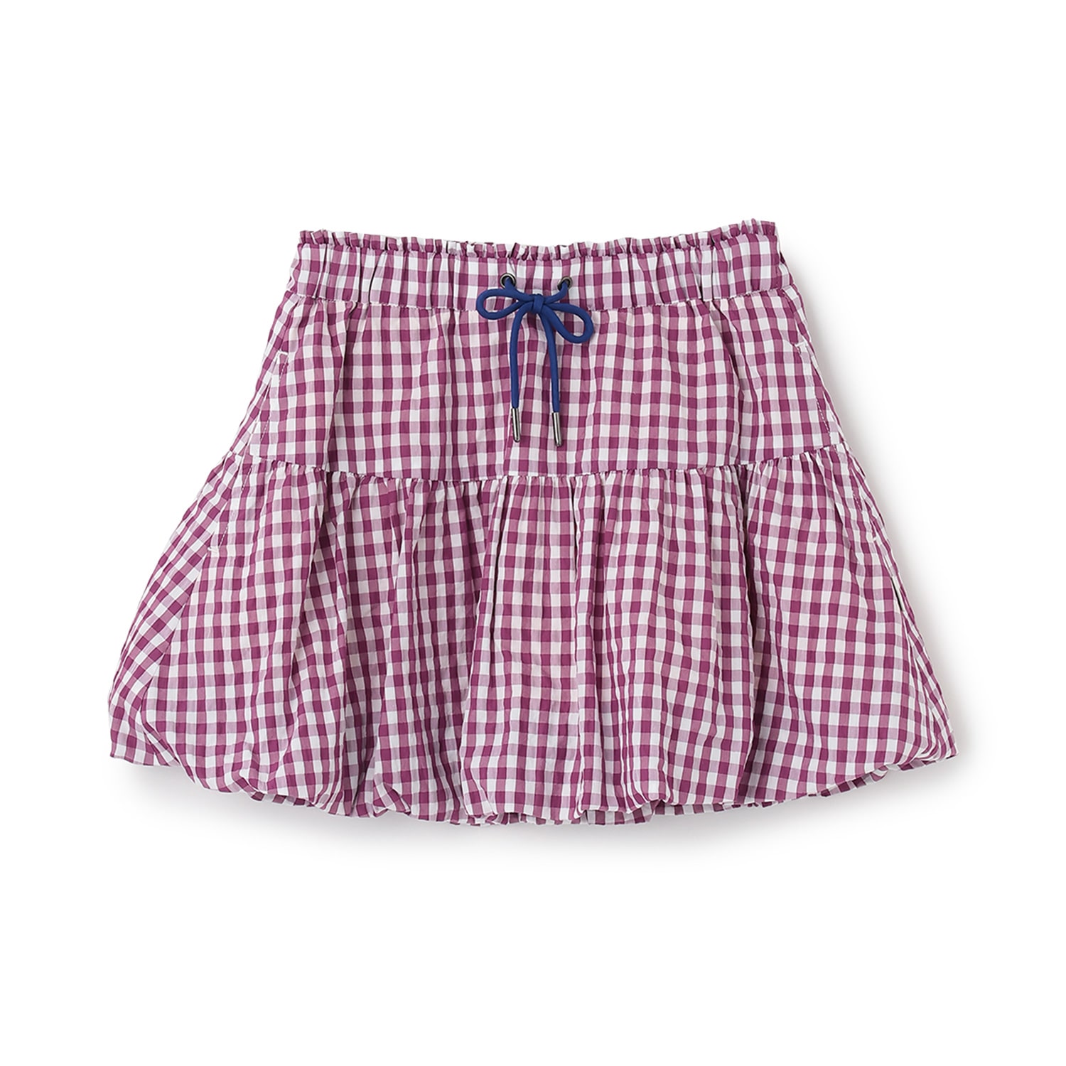 ギンガムチェックバルーンスカート