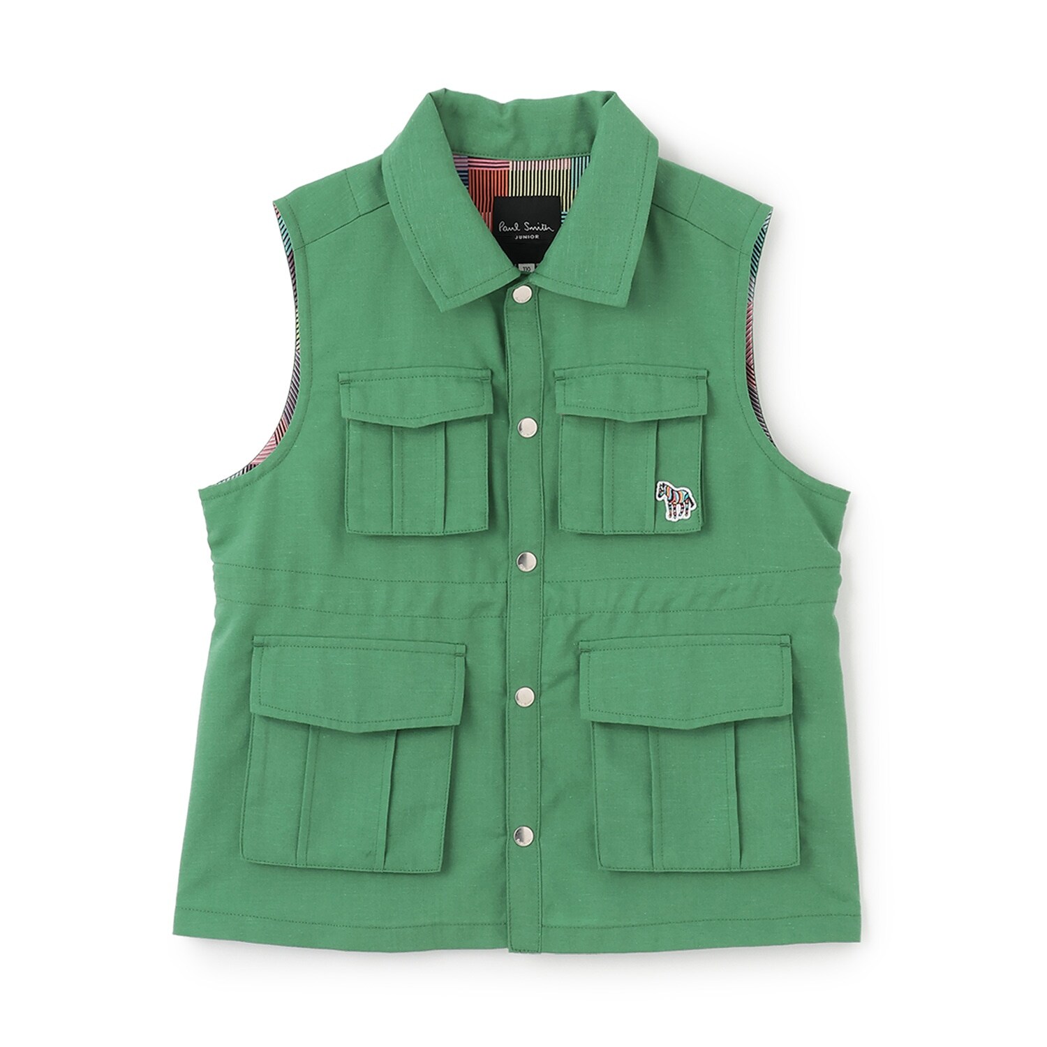 ノースリーブサファリシャツ