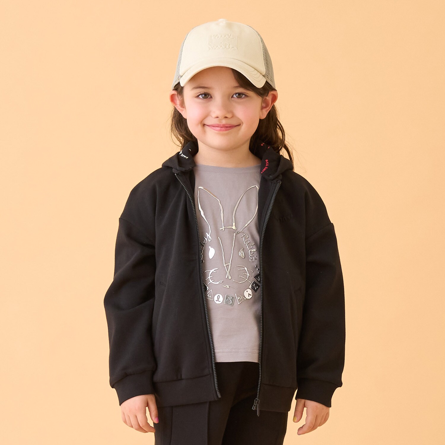 PS HAPPYダンボールジップパーカ