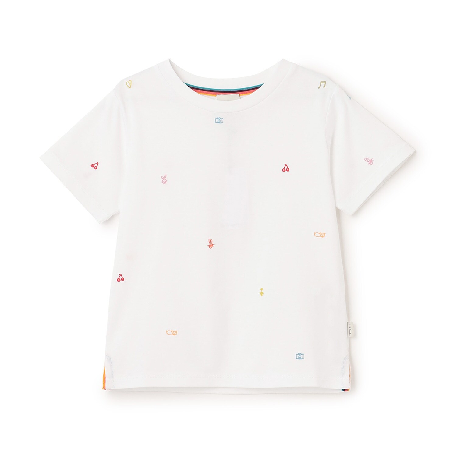ドゥードゥルミニ刺しゅう半袖Tシャツ