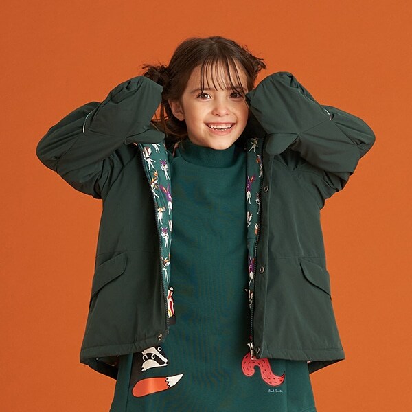 キッズ グローブつき中綿ブルゾン