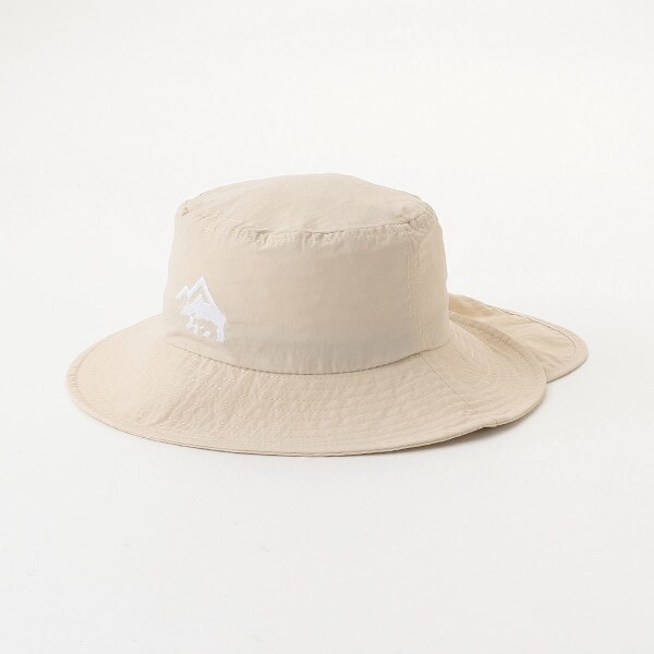 ネックガードつきバケットハット