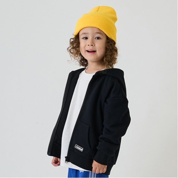 【防汚加工】シリコンワッペンジップアップパーカー