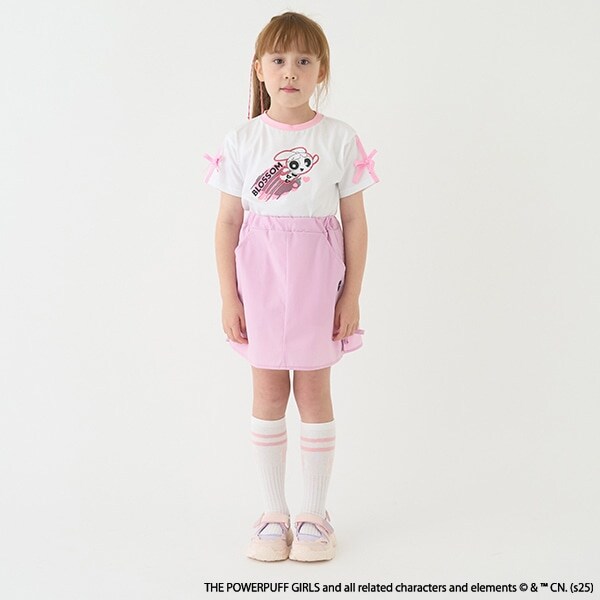 【4WAYストレッチ】【撥水】脇ギャザータイトスカート