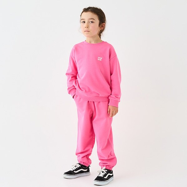 【防汚加工】裏毛イージーパンツ