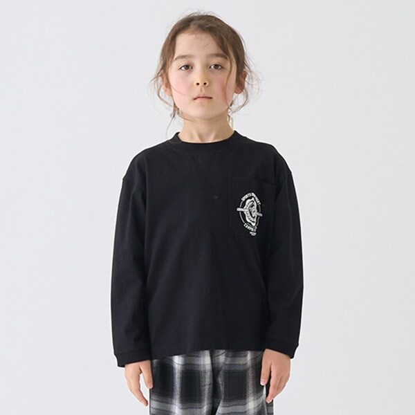 【防汚加工】天竺アソートプリントカレッジTシャツ