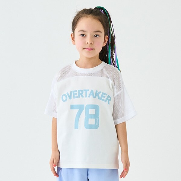 メッシュ切り替えTシャツ