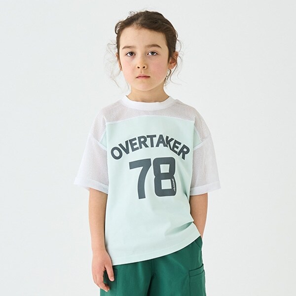 メッシュ切り替えTシャツ