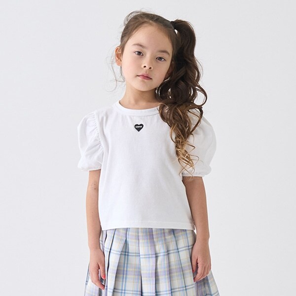 【防汚加工】パフスリーブTシャツ