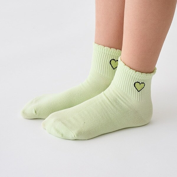 ハートワンポイントソックス