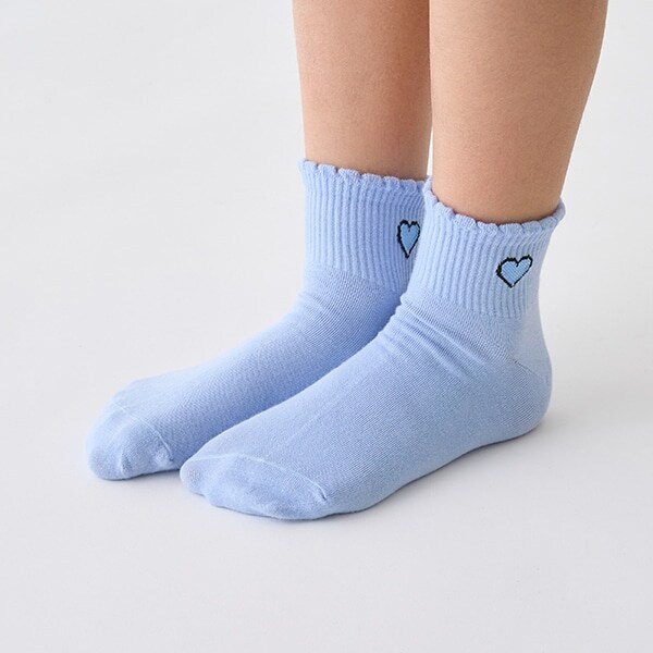 ハートワンポイントソックス