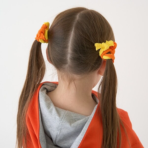 リボンヘアポニー(４個set)