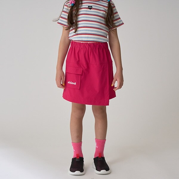 【４WAYストレッチ】ラップキュロット